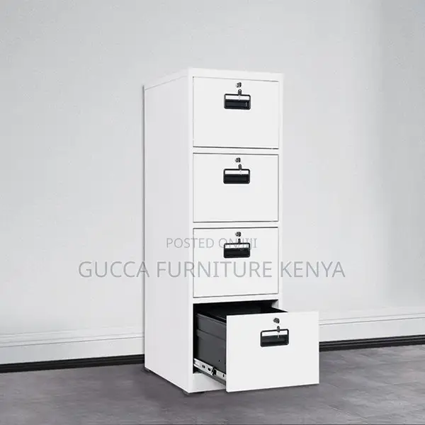 4-drawer Metallic File Storage Cabinet