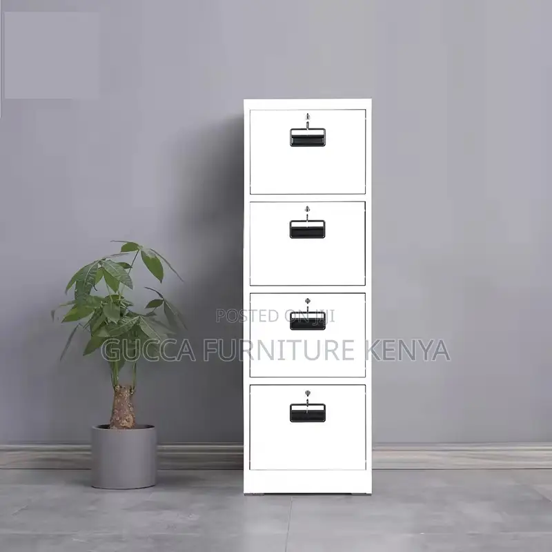 4-drawer Metallic File Storage Cabinet