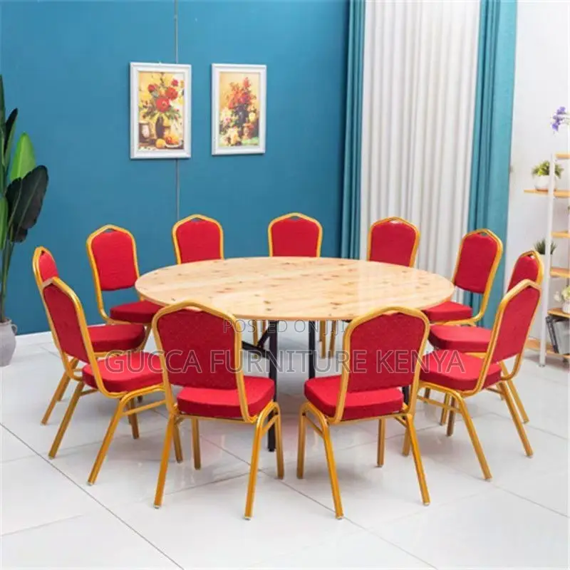 Red Commercial Hall Event Banquet Chair