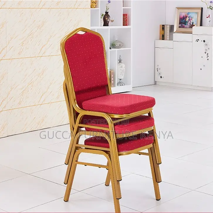Red Commercial Hall Event Banquet Chair