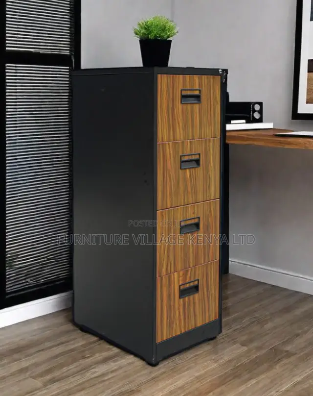 Office Cabinet; 4-drawer File Office Cabinet