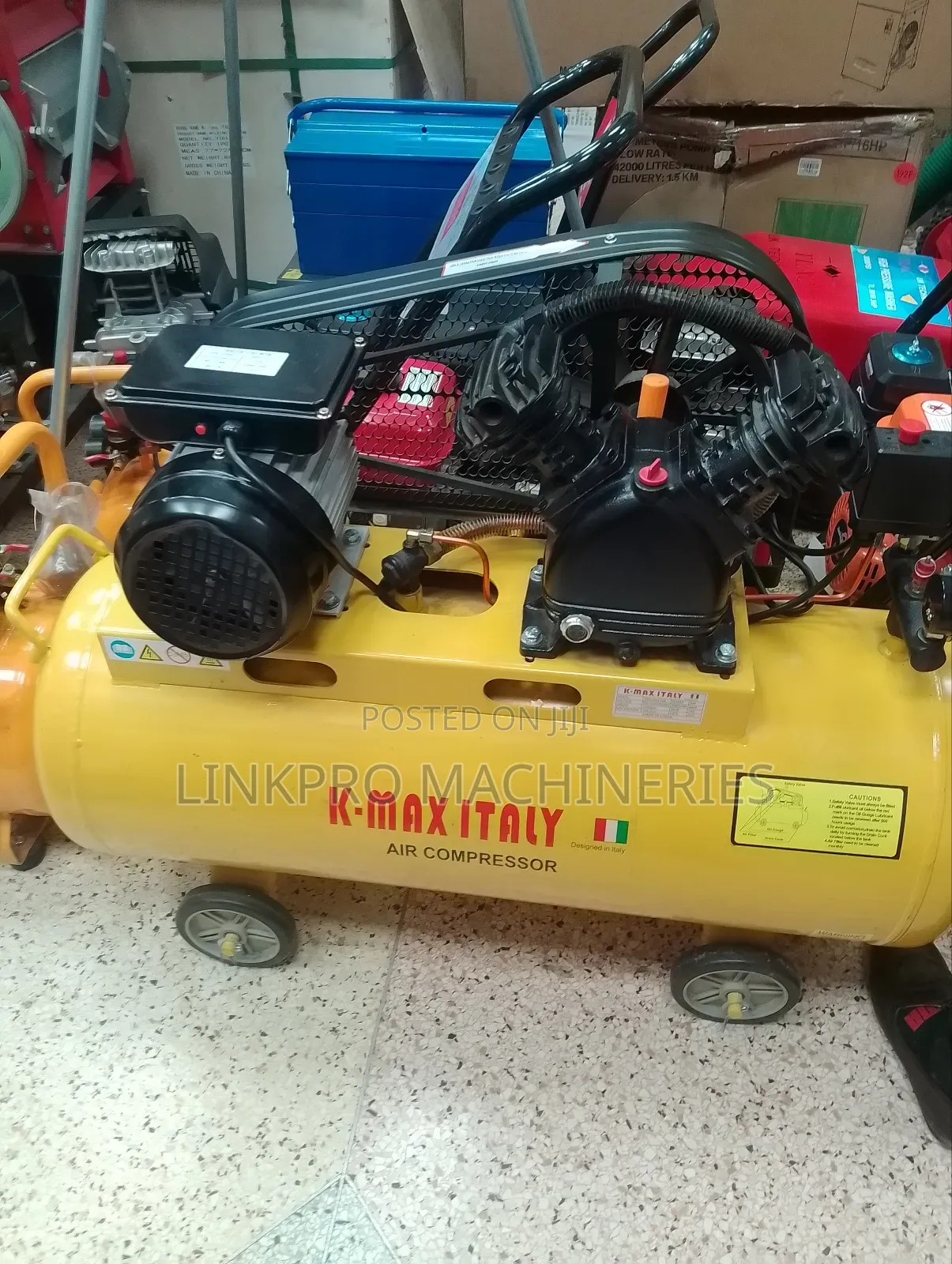 100 Litres 3hp Kmax Italy Air Compressor