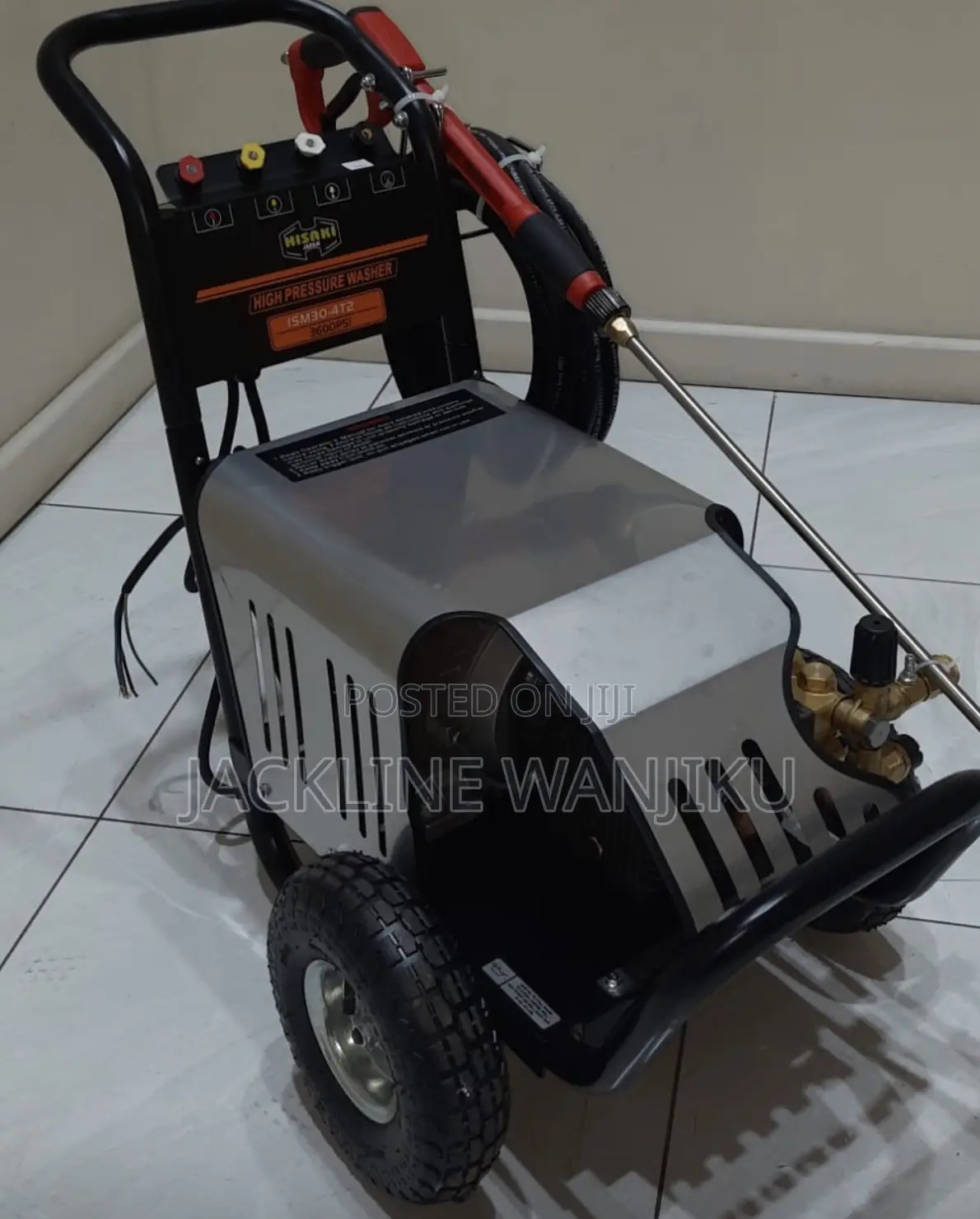 Hisaki Japan Electric Pressure Washer 5hp Motor *Three Phase* 3600psi