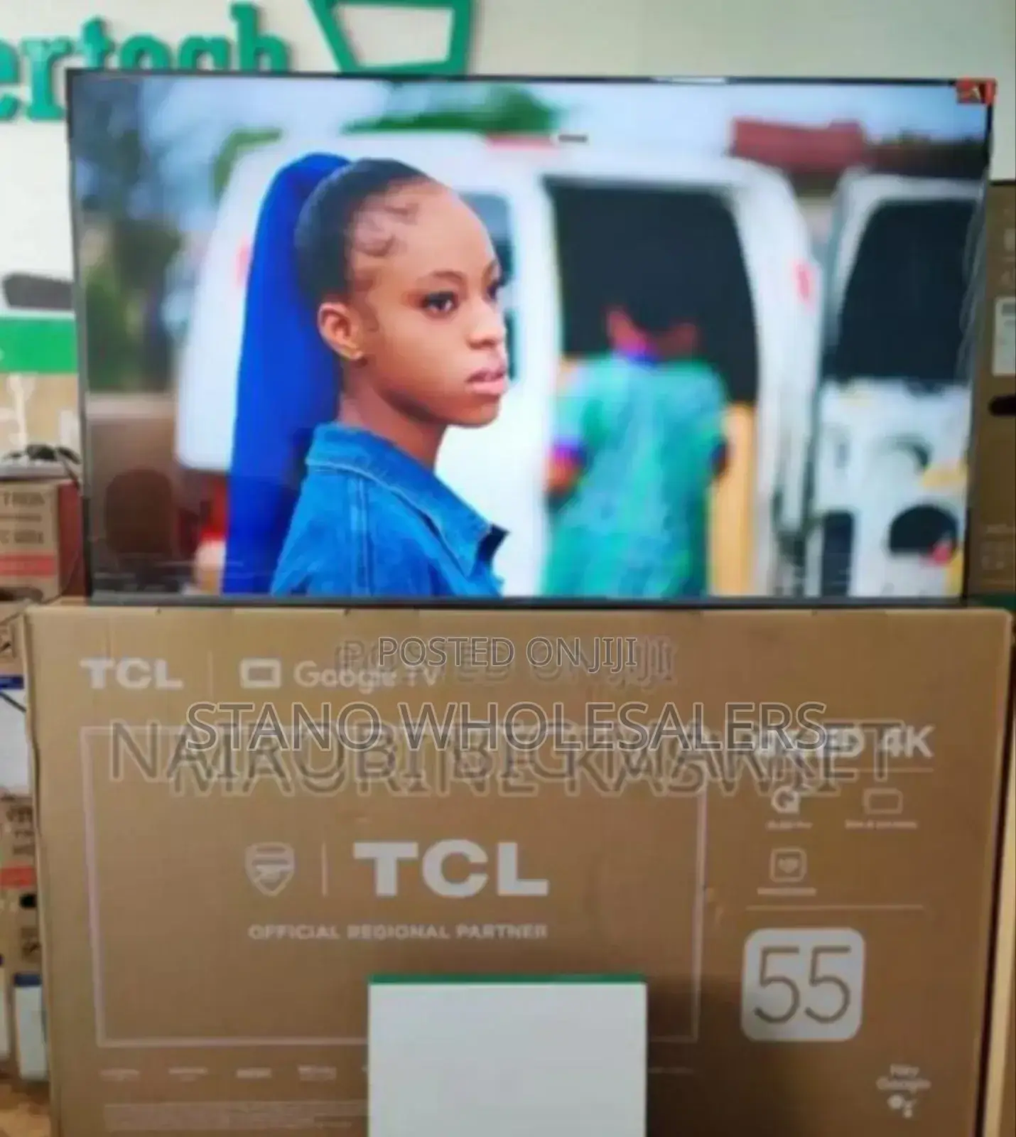 Restocked TCL 55inch Qled Google Tv