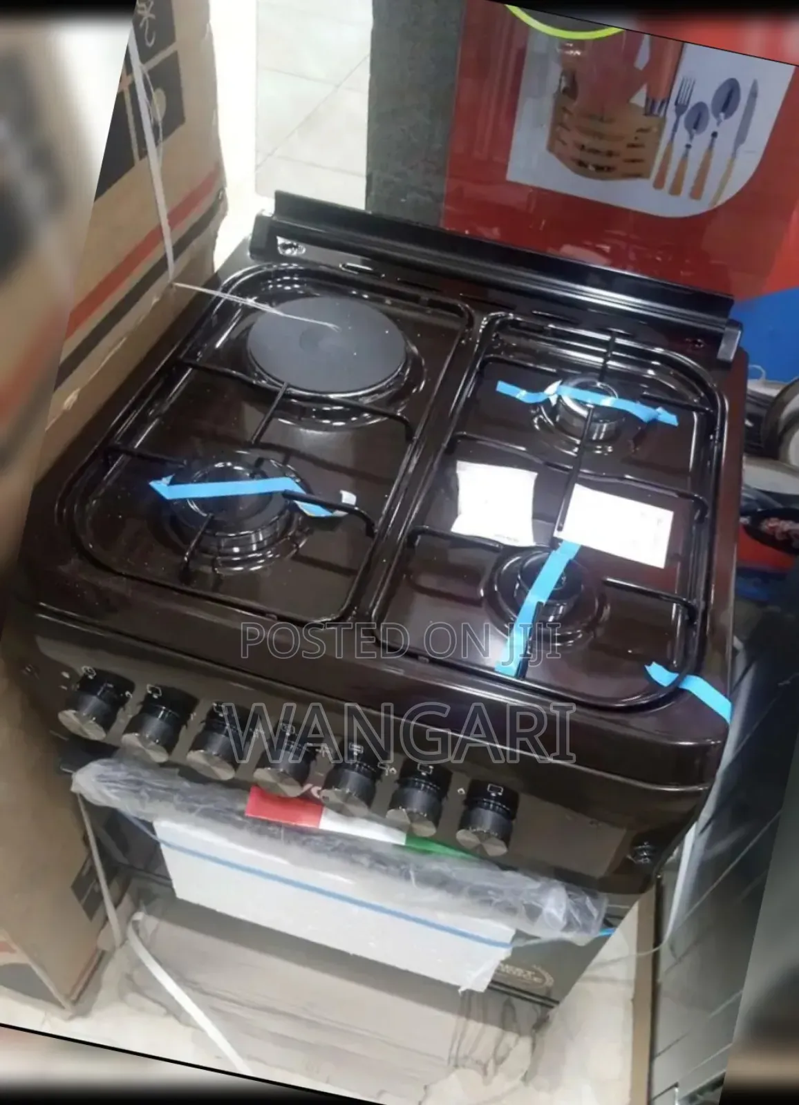 Von Cooker With 1 Hot Plate and Gas 60 by 60