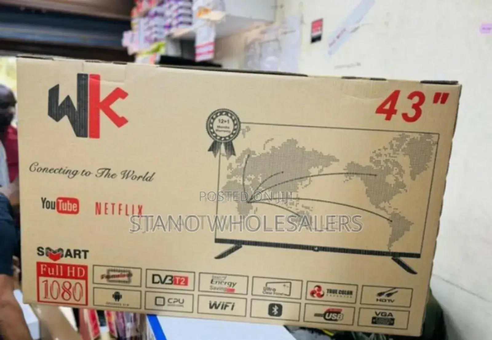 Pay Om Delivery Wk 43inch Smart TV
