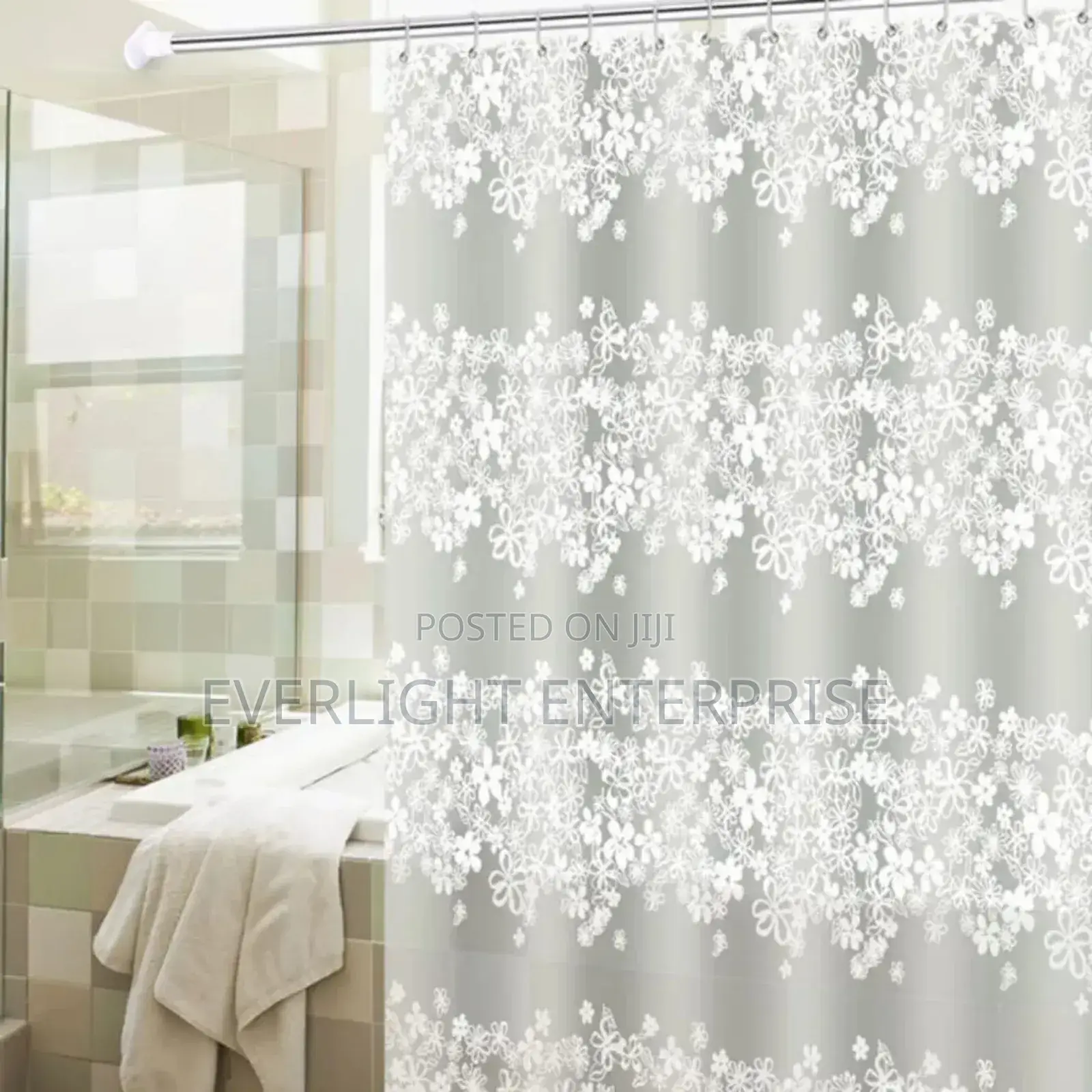 *Waterproof Shower Curtains