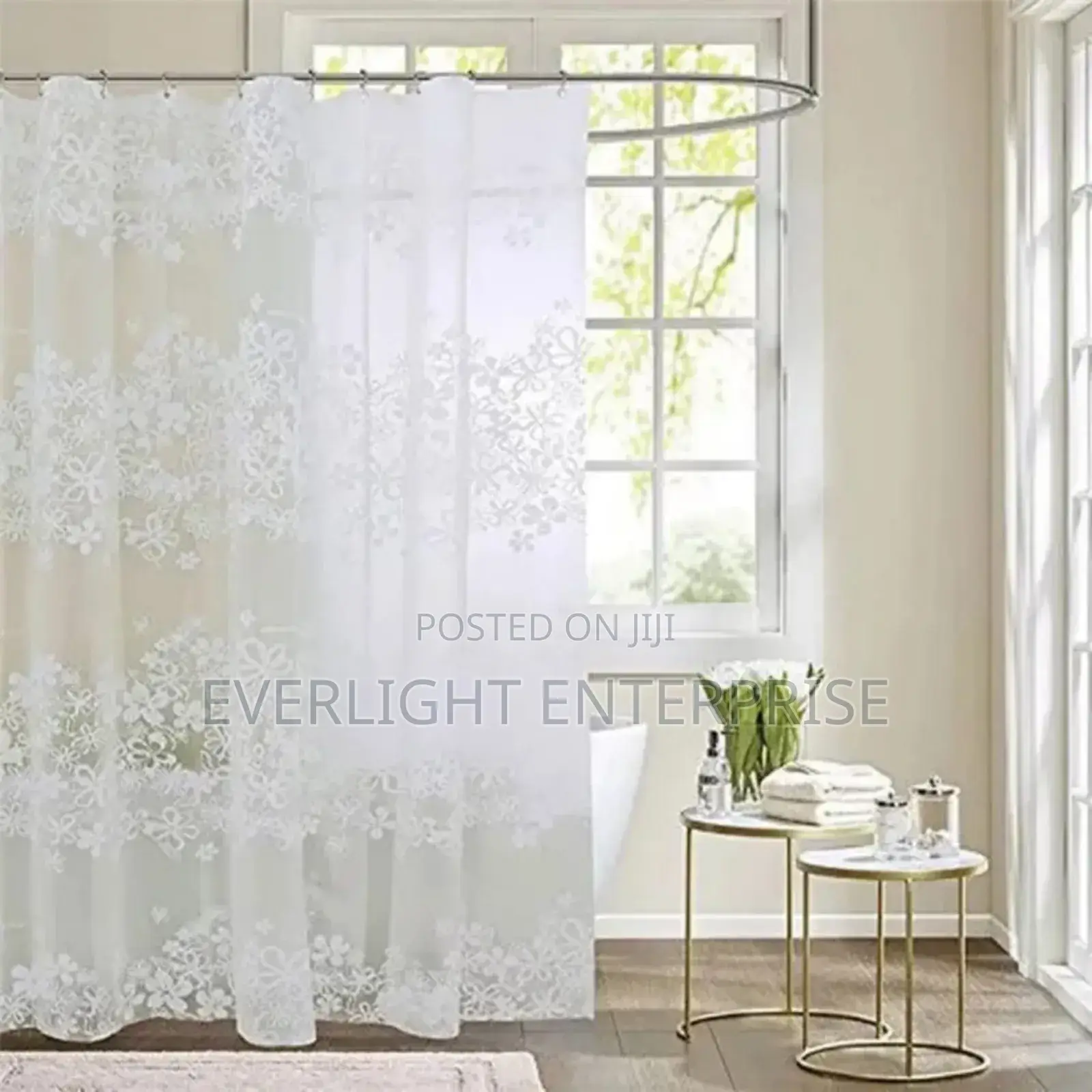 *Waterproof Shower Curtains