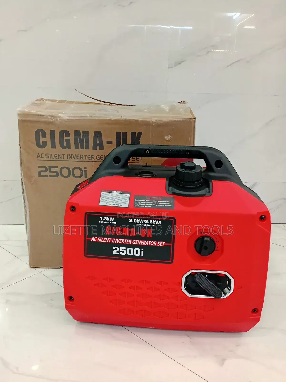 Cigma Uk Ac Silent Inverter Petrol Generator 2.5kva