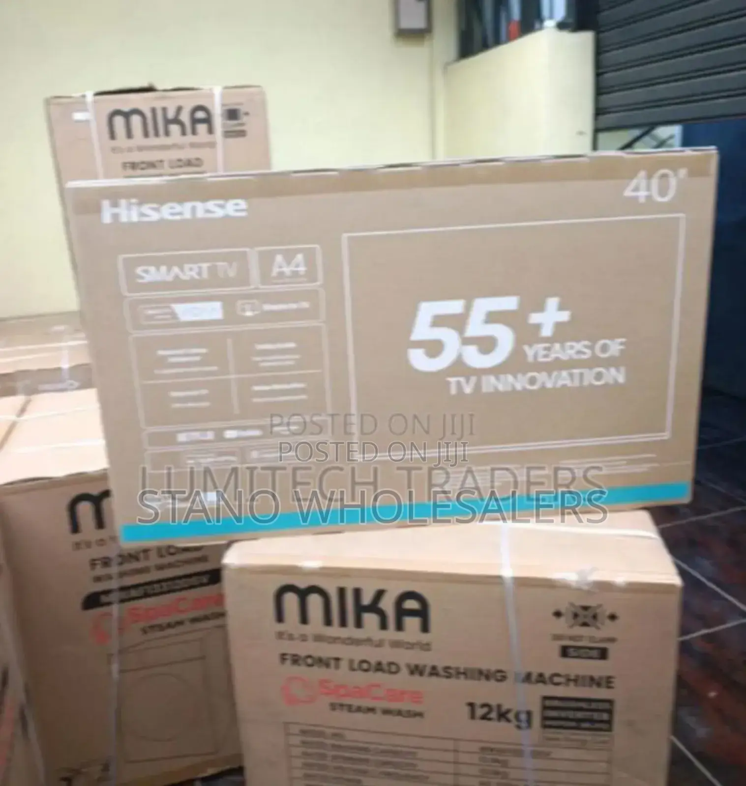 Restocked Hisense 40inches Smart Tv