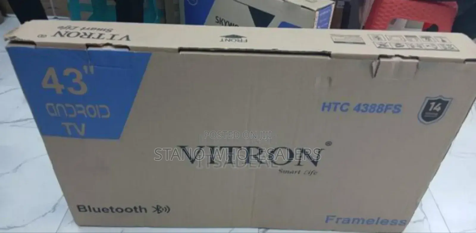 With Warranty New Vitron 43inch Smart Tv