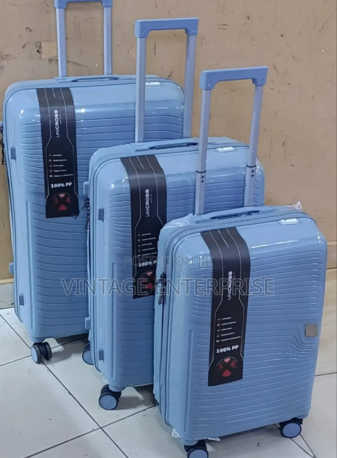 3 in 1 Unbreakable Rubber Suitcase