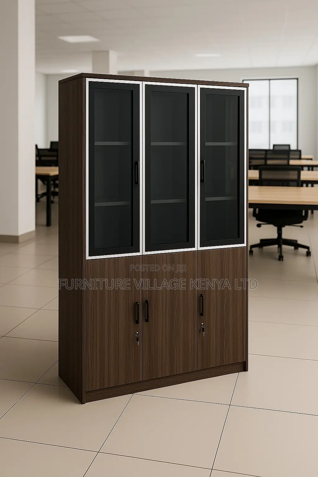 Office Cabinet; 3-door Office Modern Storage Cabinet