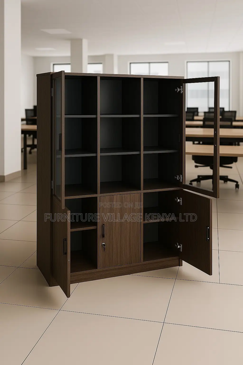 Office Cabinet; 3-door Office Modern Storage Cabinet