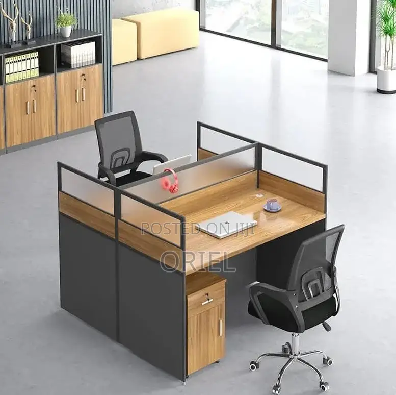 Workstation; Multi-Functional Dual Office Workstation Unit