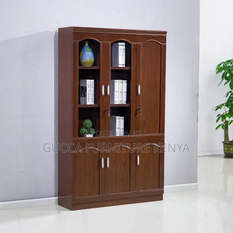 3-door's Mahogany Office Filling Storage Cabinet
