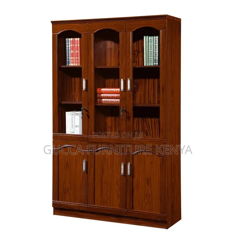 3-door's Mahogany Office Filling Storage Cabinet
