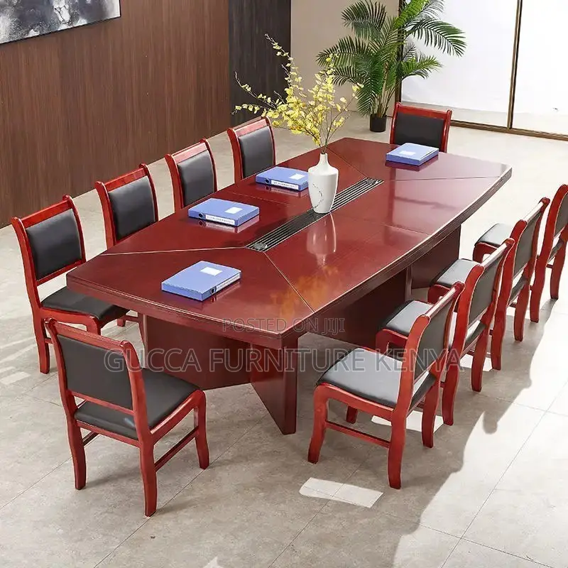 12-14 Seater Mahogany Office Boardroom Table