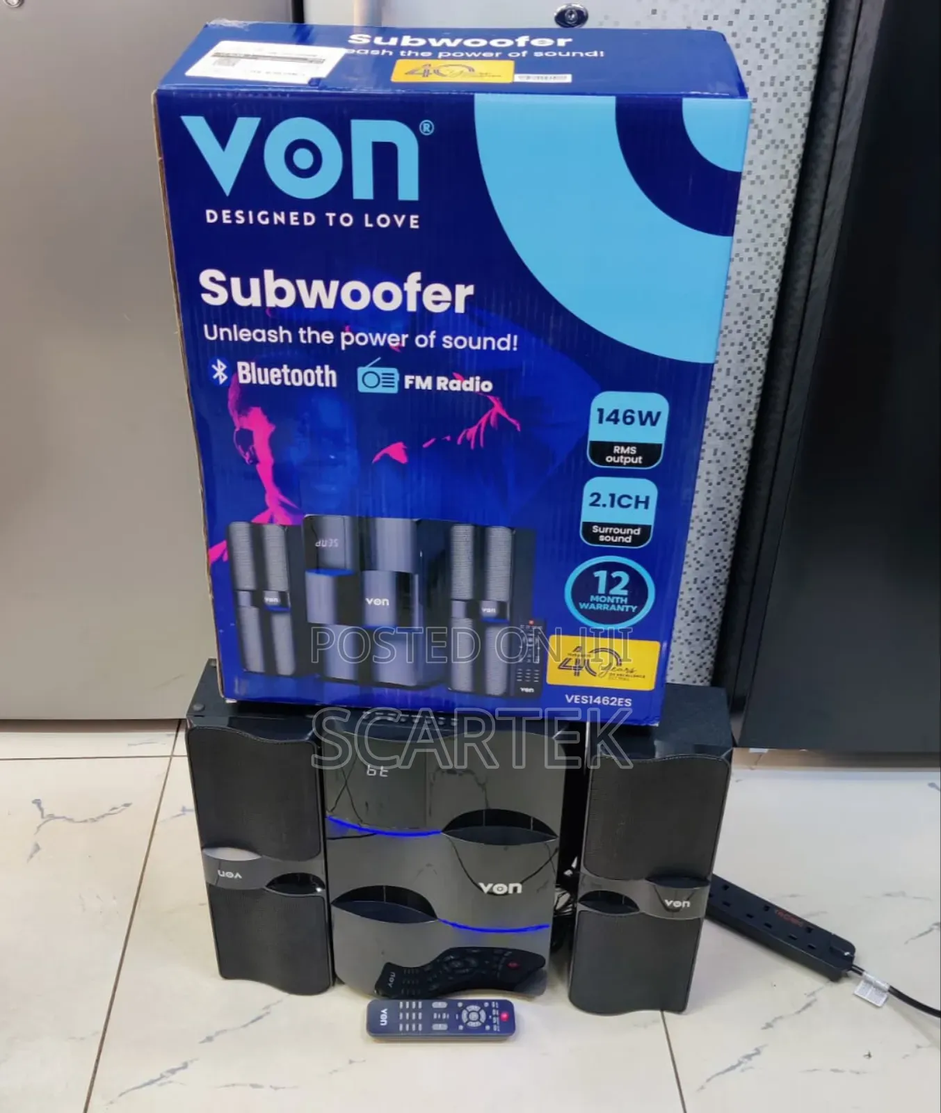 Von Woofer 2.1 146 W