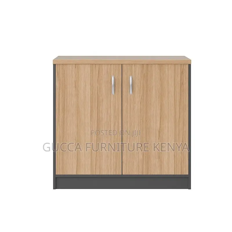 2-door Wooden Credenza Storage Cabinet