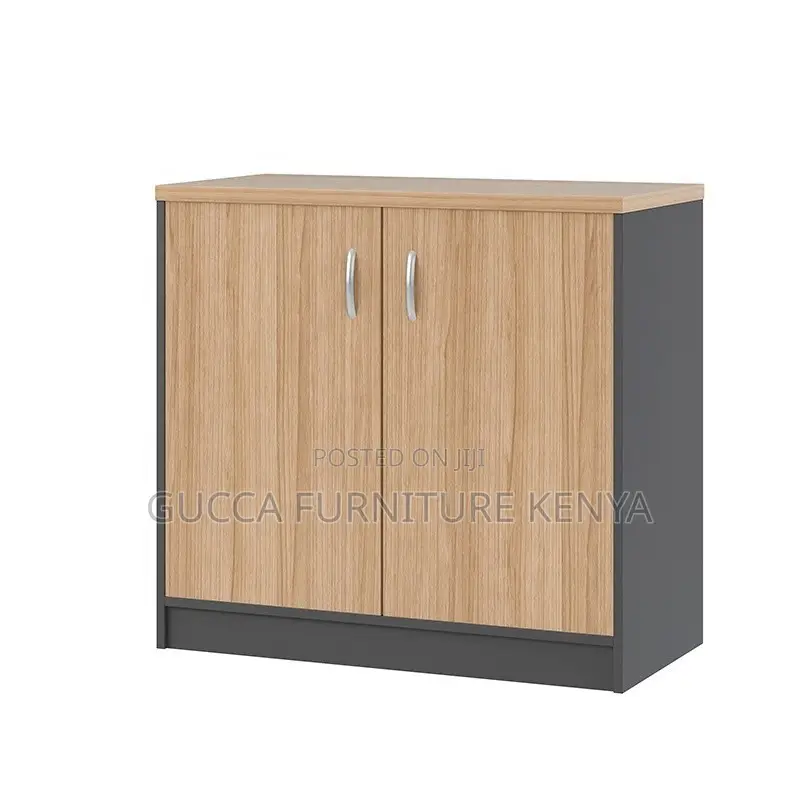2-door Wooden Credenza Storage Cabinet