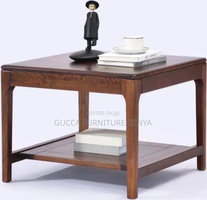 Office Square Mahogany Coffee Table