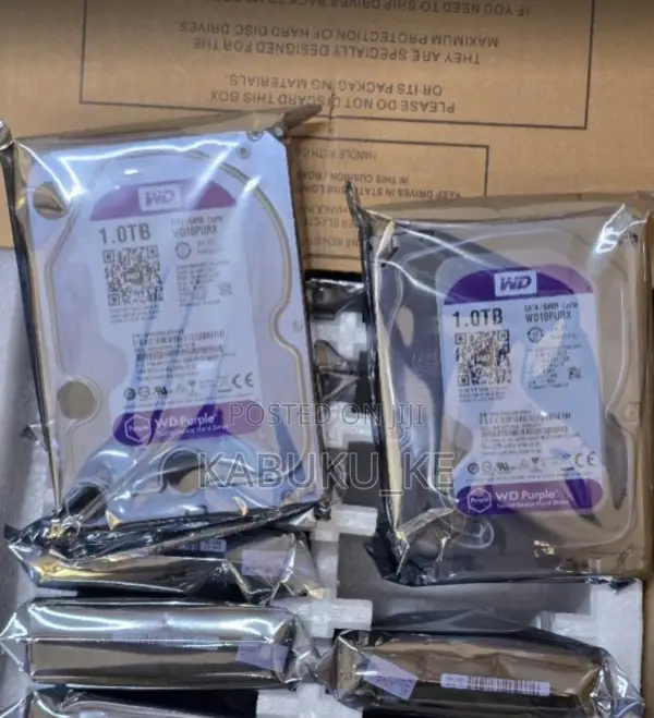 Wd Purple 1tb Surveillance Hard Drive for Security Systems