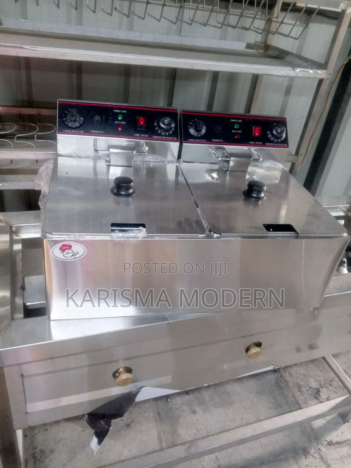 Fryer With Double Element 17 By 17litres