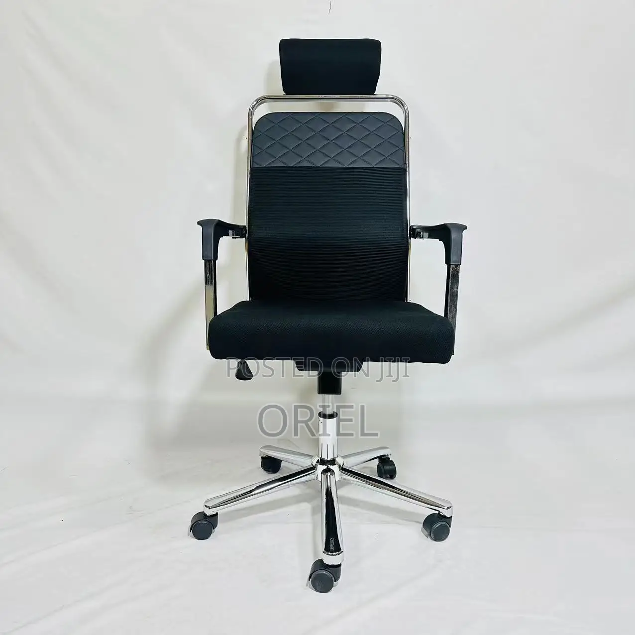 Office Chair : High-Back Faux Leather Office Seat