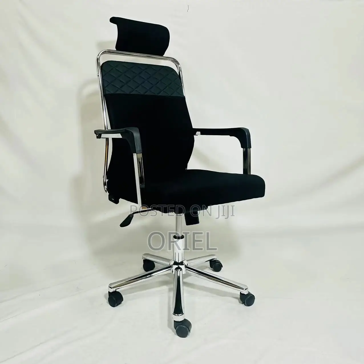 Office Chair : High-Back Faux Leather Office Seat
