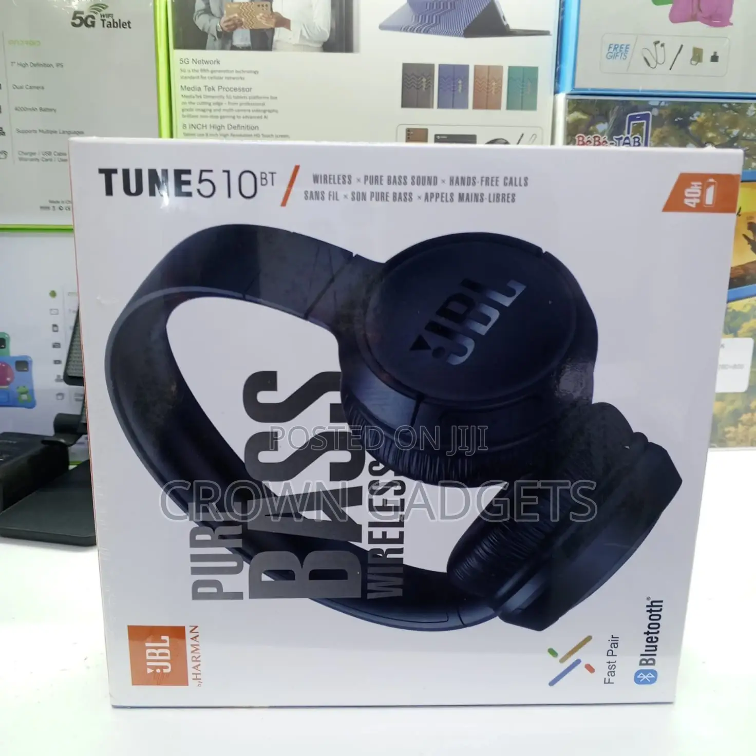 Jbl Tune 510bt Foldable Bluetooth Headphones Hands-free