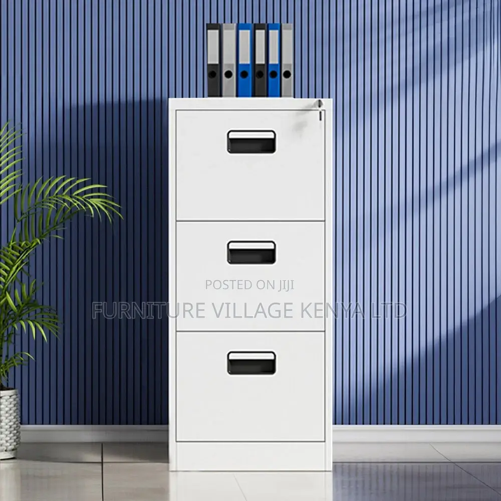Document Cabinets| 3-drawers Steel Lockable Filing Cabinet