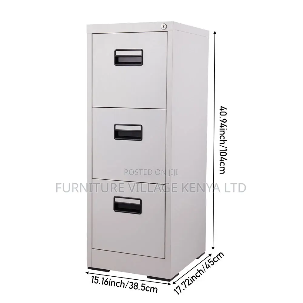 Document Cabinets| 3-drawers Steel Lockable Filing Cabinet