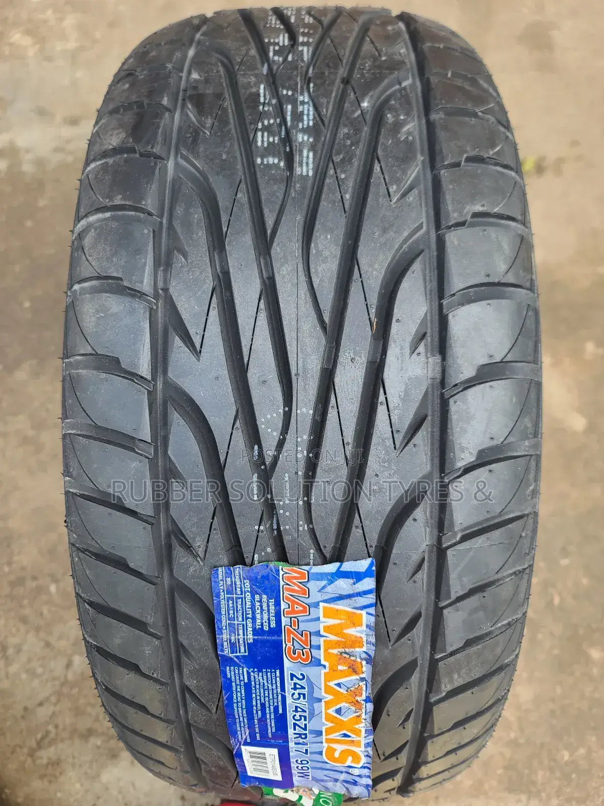 245 /45 R17 Maxxis Tyres 99w Ma-Z3