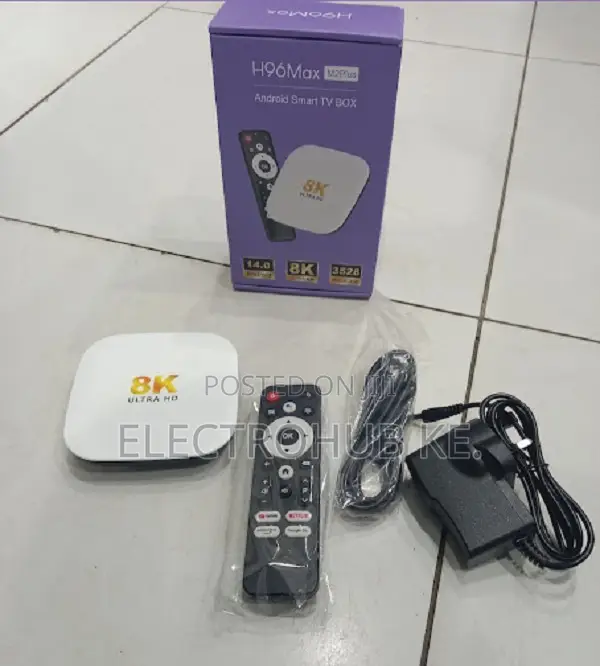 Android 14 Tv Box H96 Max M2 Plus – 4gb Ram 32gb Storage