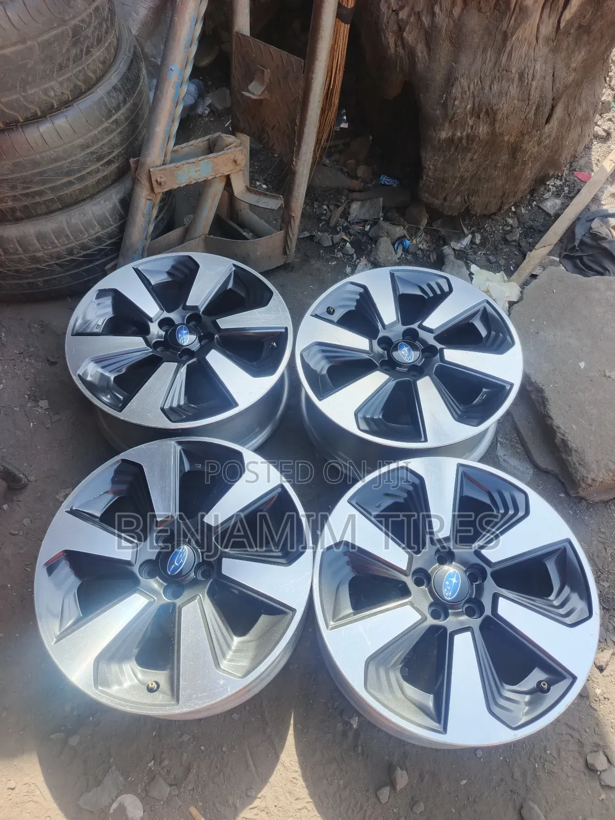 Original Rims Sizes 17 Inch For Subaru Xt Set Very Clean.