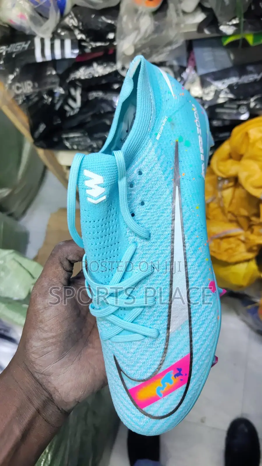 Nike Vapor 16 Aqua Blue/Pink Football Boots