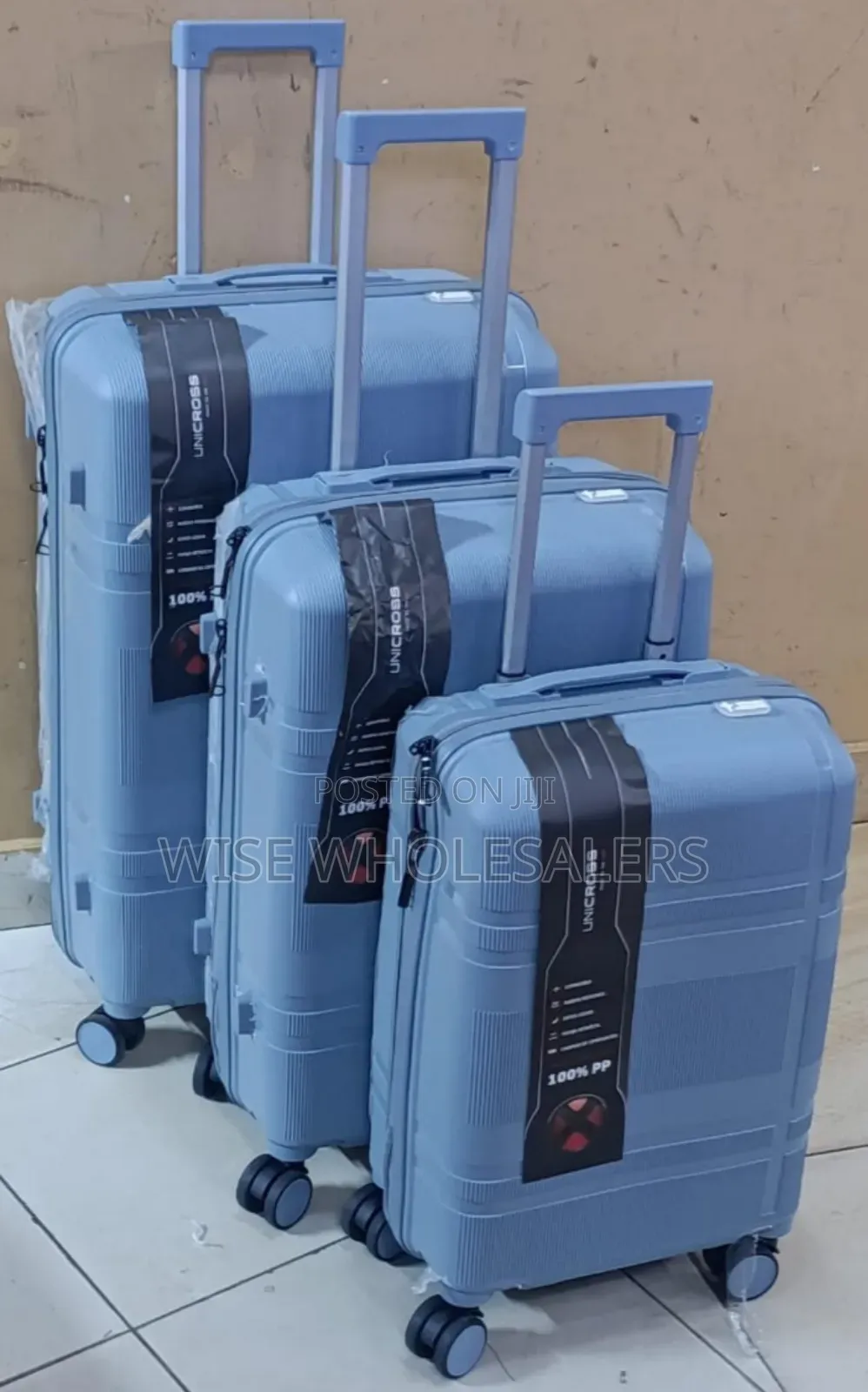 3 in 1 Unbreakable Luxurious Rubber Suitcase Briefcase Travel Bag