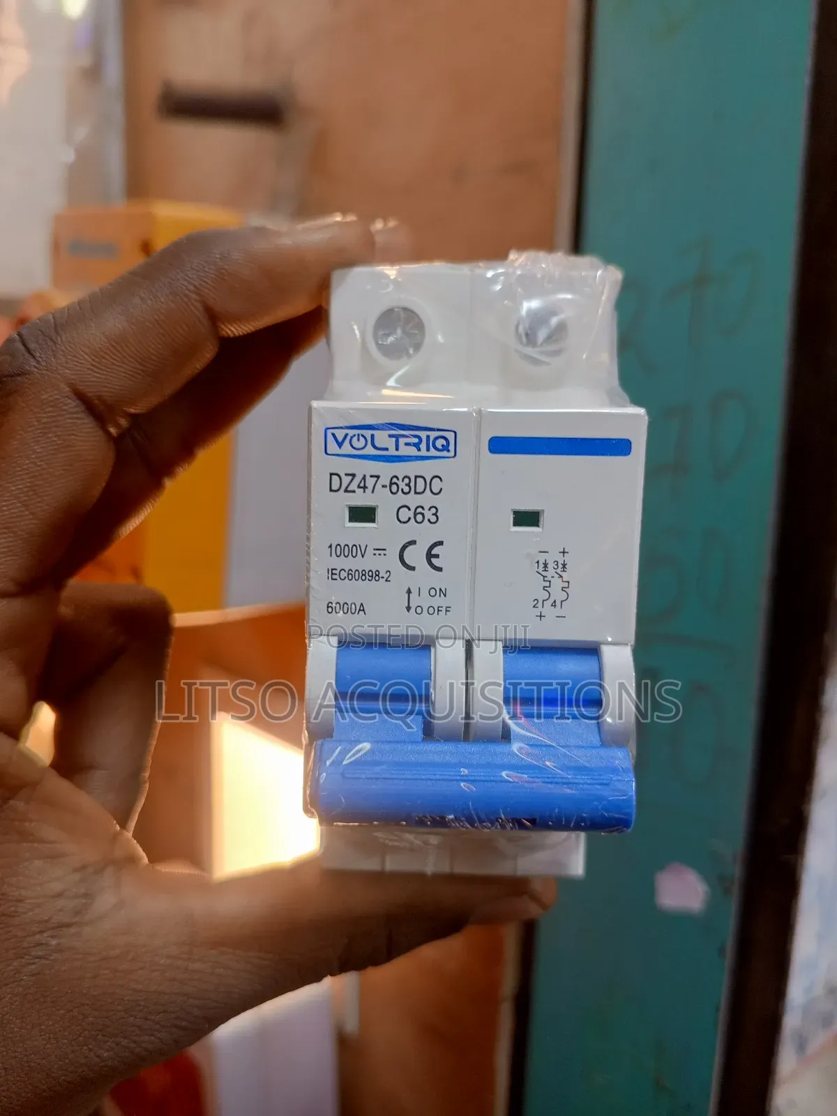 Heavy-Duty 63a Double Pole Dc Breaker – Chint