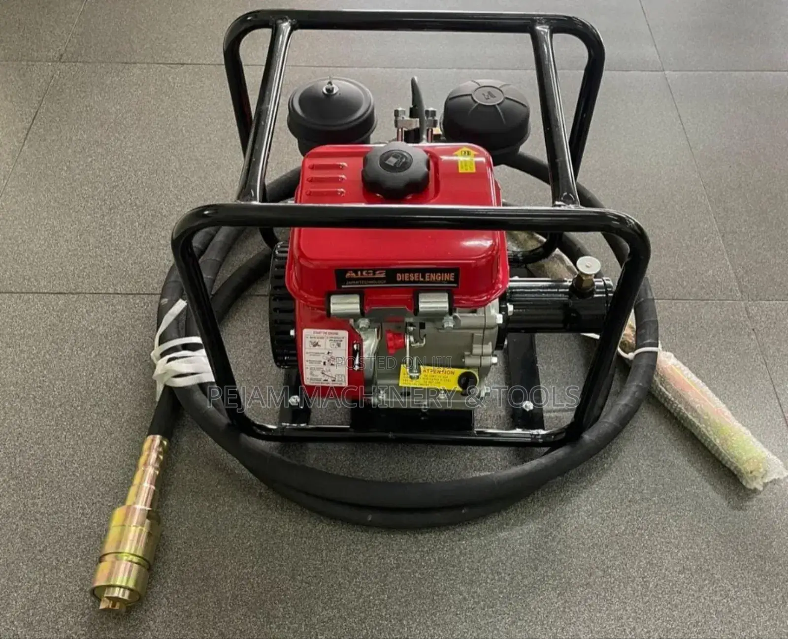 Aico Portable Concrete Vibrator Powered by 8hp Diesel Engine 45mm