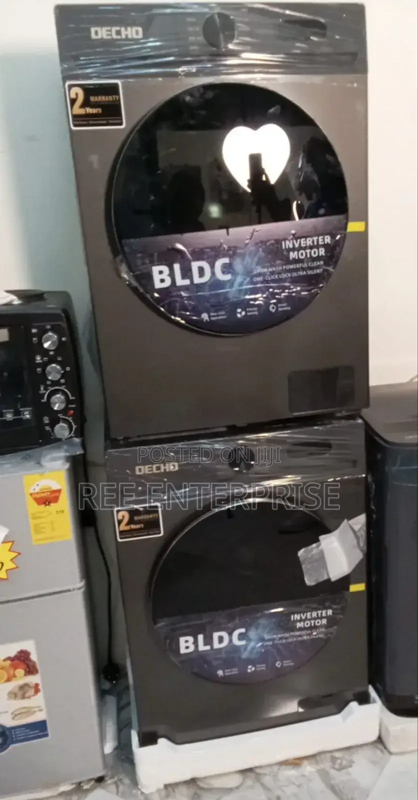 Decho 10kg Front Load Washing Machine @33000