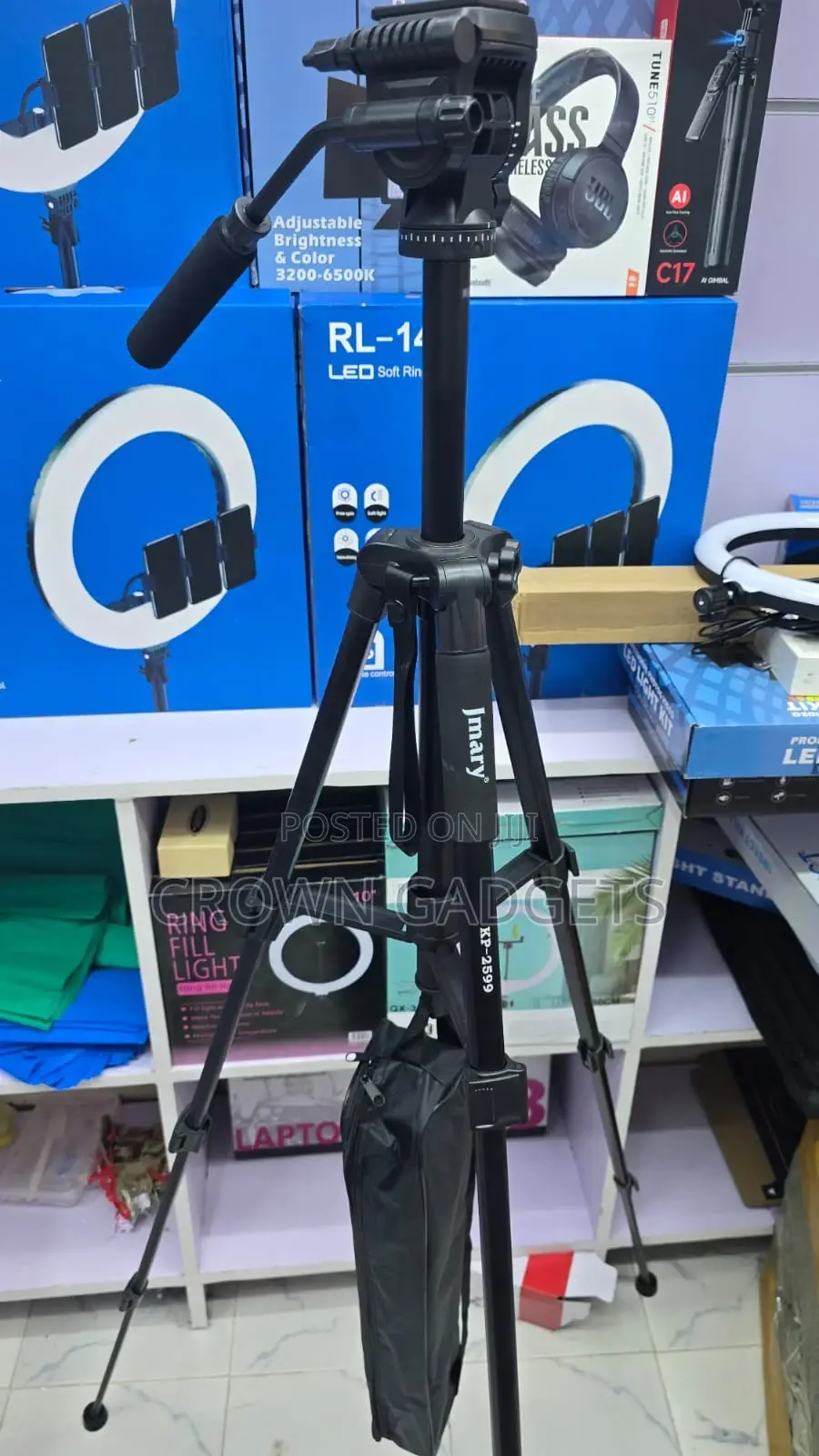 Jmary Kp-2599 Professional Camera Tripod With Pan Head