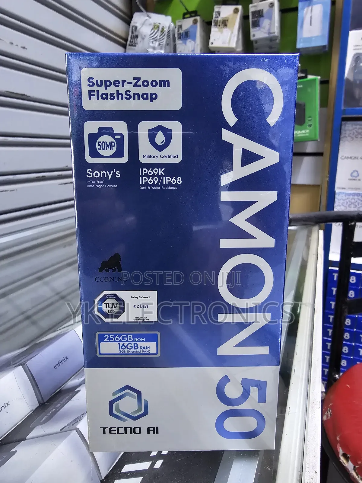 New Tecno Camon 50 256 GB Green