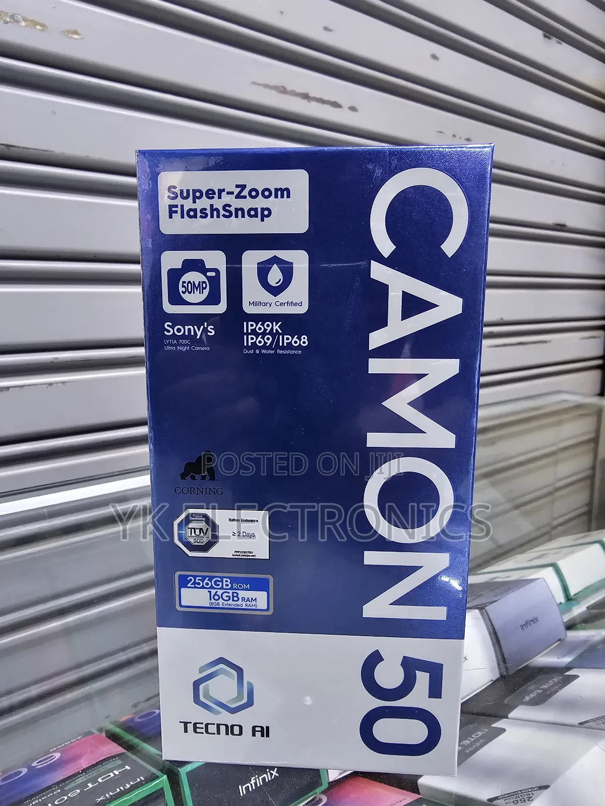 New Tecno Camon 50 256 GB Green