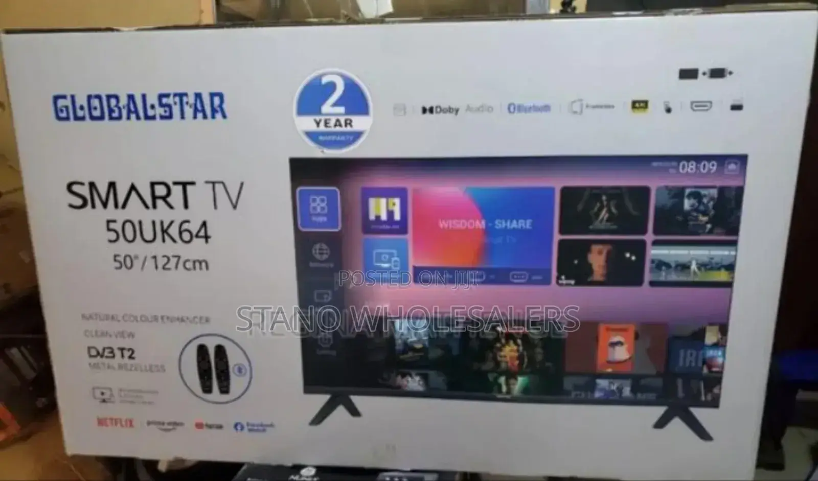 With Youtube Globalstar 50inch Smart Tv