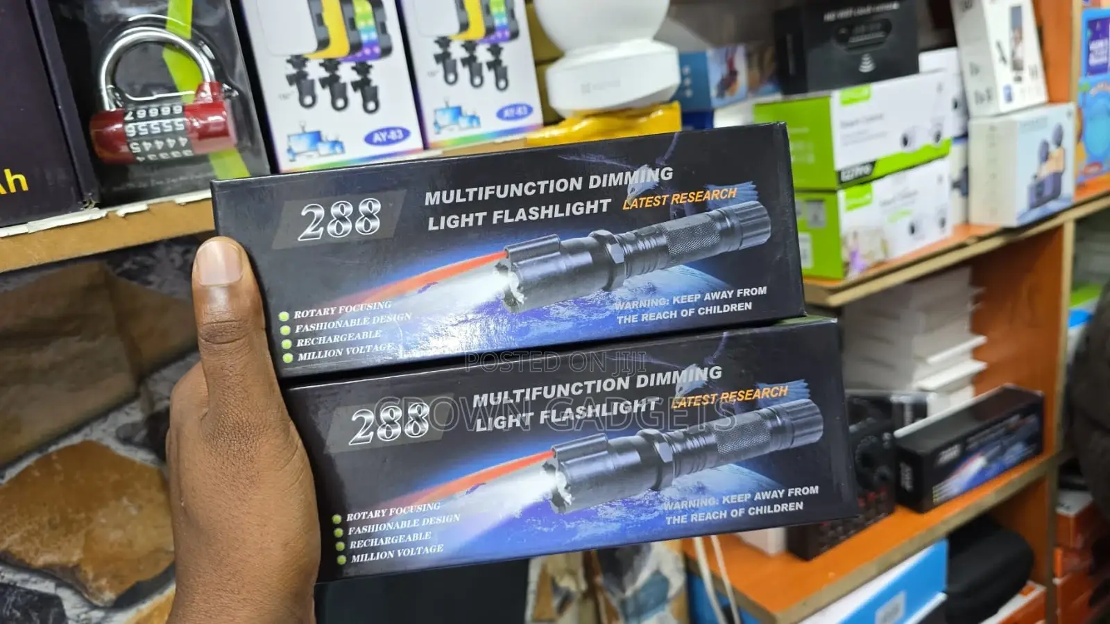 288 High Power Led Torch With Focus Adjustment
