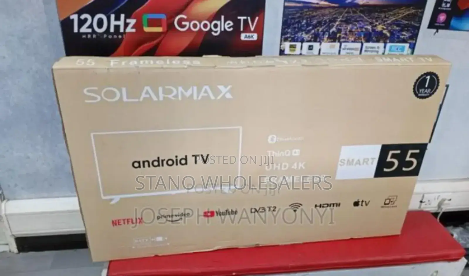 Pay on Delivery Solarmax 55inch Smart Tv