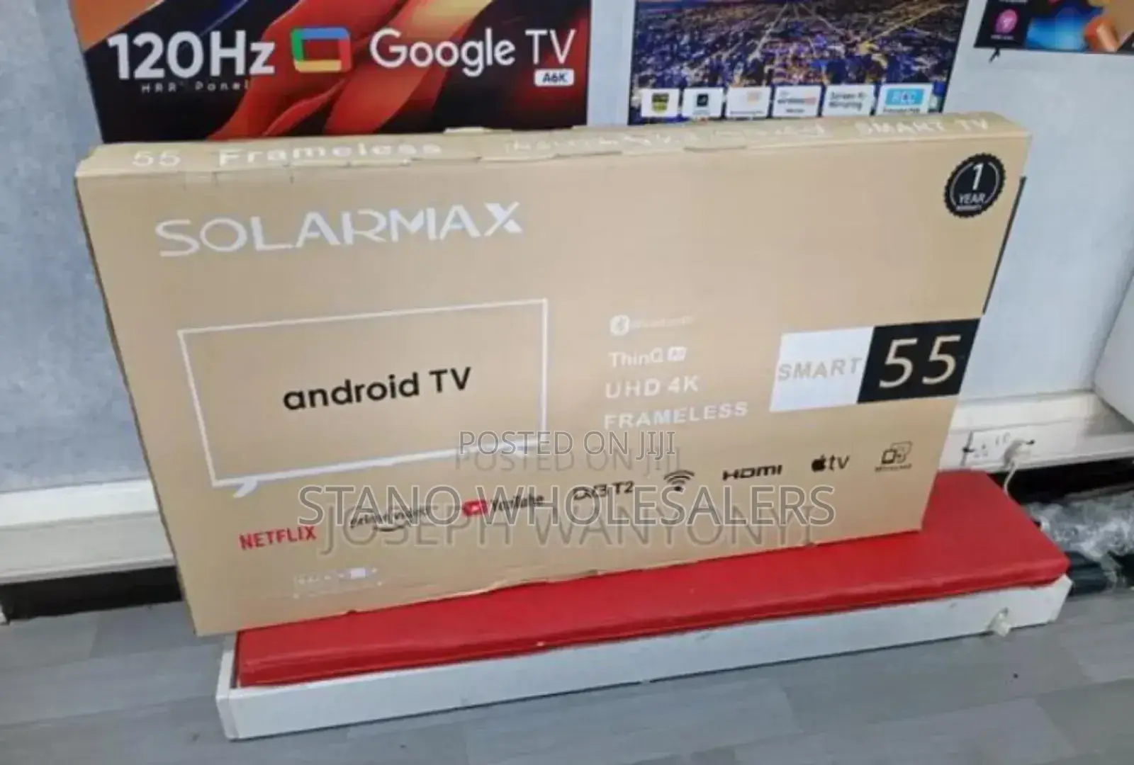 Pay on Delivery Solarmax 55inch Smart Tv
