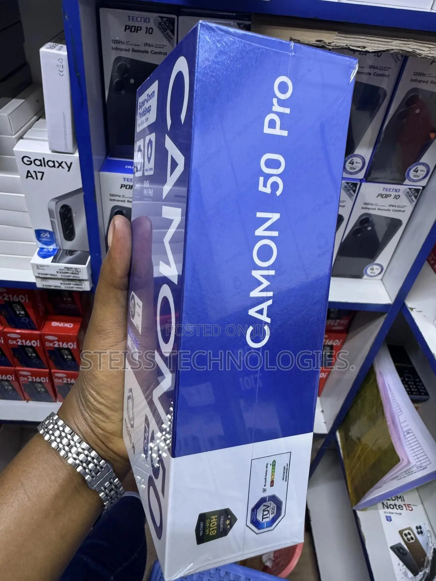 New Tecno Camon 50 Pro 256 GB Black