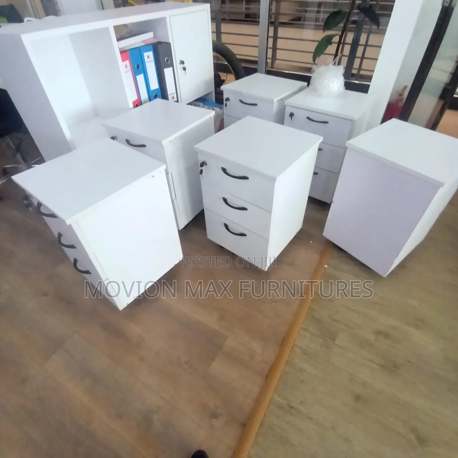 White Pedestal Drawer